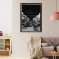 Lover's Leap Lenticular Bridge, Spanning Housatonic River on Pumpkin Hill Road, New Milford, Litchfield County, CT - 10, Antique Wall Art