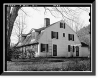 Dr. Webb House, Woodbury, Litchfield County, CT, Antique Print
