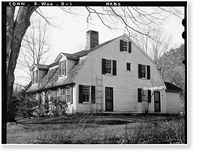 Dr. Webb House, Woodbury, Litchfield County, CT, Antique Print