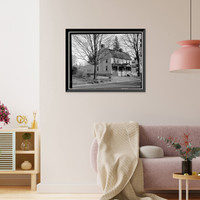 Thompson House, Woodbury, Litchfield County, CT, Vintage Poster