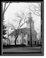 St. Paul's Church, Woodbury, Litchfield County, CT, Vintage Wall Art