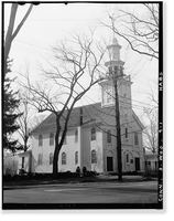 St. Paul's Church, Woodbury, Litchfield County, CT, Vintage Wall Art