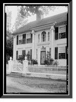 Historic Framed Print, Jonathan Warner House, Middlesex Turnpike, Chester, Middlesex County, CT - 4,  17-7/8" x 21-7/8"