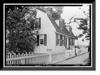 Historic Framed Print, Starkey House, Main Street, Essex, Middlesex County, CT,  17-7/8" x 21-7/8"