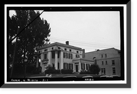 Historic Framed Print, Russell House, Middletown, Middlesex County, CT,  17-7/8" x 21-7/8"