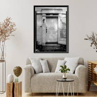 Historic Framed Print, Samuel Hall House, 478 Main Street, Portland, Middlesex County, CT - 3,  17-7/8" x 21-7/8"