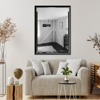 Historic Framed Print, Samuel Hall House, 478 Main Street, Portland, Middlesex County, CT - 8,  17-7/8" x 21-7/8"