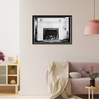 Historic Framed Print, Wheeler-Beecher House, Amity Road, Bethany, New Haven County, CT,  17-7/8" x 21-7/8"