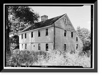 Historic Framed Print, Harrison-Linsley House, New Haven Turpike, Branford, New Haven County, CT - 2,  17-7/8" x 21-7/8"