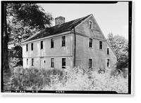 Historic Framed Print, Harrison-Linsley House, New Haven Turpike, Branford, New Haven County, CT - 2,  17-7/8" x 21-7/8"