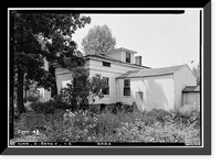 George Baldwin House, State Route 80, North Branford vicinity, New Haven County, CT - 2, Historic Print
