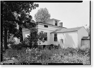 George Baldwin House, State Route 80, North Branford vicinity, New Haven County, CT - 2, Historic Print