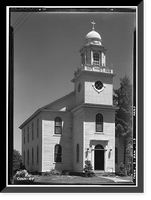 Historic Framed Print, Grace Episcopal Church, Dixwell Avenue, Hamden, New Haven County, CT,  17-7/8" x 21-7/8"