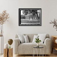 Historic Framed Print, Moses Ford House, 152 Waite Street, Hamden, New Haven County, CT,  17-7/8" x 21-7/8"