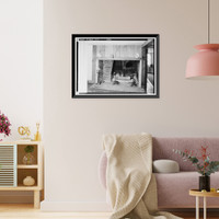 Historic Framed Print, Moses Ford House, 152 Waite Street, Hamden, New Haven County, CT,  17-7/8" x 21-7/8"