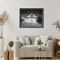 Historic Framed Print, Eli Whitney Armory, Barn, Whitney Avenue, Hamden, New Haven County, CT,  17-7/8" x 21-7/8"