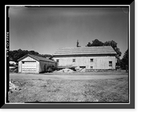 Historic Framed Print, Eli Whitney Armory, Barn, Whitney Avenue, Hamden, New Haven County, CT - 2,  17-7/8" x 21-7/8"