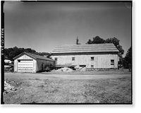 Historic Framed Print, Eli Whitney Armory, Barn, Whitney Avenue, Hamden, New Haven County, CT - 2,  17-7/8" x 21-7/8"