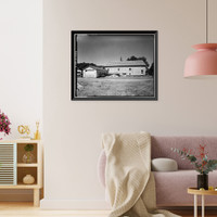 Historic Framed Print, Eli Whitney Armory, Barn, Whitney Avenue, Hamden, New Haven County, CT - 2,  17-7/8" x 21-7/8"