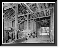 Historic Framed Print, Eli Whitney Armory, Barn, Whitney Avenue, Hamden, New Haven County, CT - 5,  17-7/8" x 21-7/8"