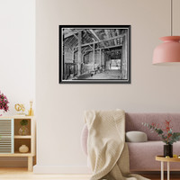 Historic Framed Print, Eli Whitney Armory, Barn, Whitney Avenue, Hamden, New Haven County, CT - 5,  17-7/8" x 21-7/8"