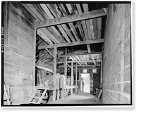 Historic Framed Print, Eli Whitney Armory, Barn, Whitney Avenue, Hamden, New Haven County, CT - 6,  17-7/8" x 21-7/8"