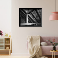 Historic Framed Print, Eli Whitney Armory, Barn, Whitney Avenue, Hamden, New Haven County, CT - 9,  17-7/8" x 21-7/8"