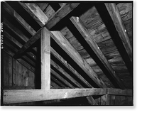 Historic Framed Print, Eli Whitney Armory, Barn, Whitney Avenue, Hamden, New Haven County, CT - 9,  17-7/8" x 21-7/8"