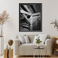 Historic Framed Print, Eli Whitney Armory, Barn, Whitney Avenue, Hamden, New Haven County, CT - 10,  17-7/8" x 21-7/8"