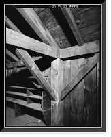 Historic Framed Print, Eli Whitney Armory, Barn, Whitney Avenue, Hamden, New Haven County, CT - 10,  17-7/8" x 21-7/8"