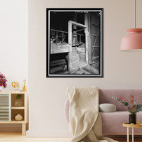 Historic Framed Print, Eli Whitney Armory, Barn, Whitney Avenue, Hamden, New Haven County, CT - 11,  17-7/8" x 21-7/8"