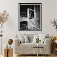 Historic Framed Print, Eli Whitney Armory, Barn, Whitney Avenue, Hamden, New Haven County, CT - 11,  17-7/8" x 21-7/8"