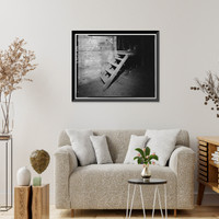 Historic Framed Print, Eli Whitney Armory, Barn, Whitney Avenue, Hamden, New Haven County, CT - 12,  17-7/8" x 21-7/8"