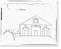 Historic Framed Print, Eli Whitney Armory, Barn, Whitney Avenue, Hamden, New Haven County, CT - 15,  17-7/8" x 21-7/8"