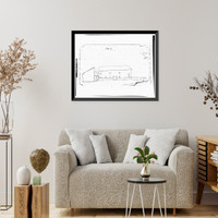 Historic Framed Print, Eli Whitney Armory, Barn, Whitney Avenue, Hamden, New Haven County, CT - 16,  17-7/8" x 21-7/8"