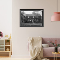 Historic Framed Print, Ward-Heitmann House, 277 Elm Street, West Haven, New Haven County, CT,  17-7/8" x 21-7/8"