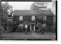 Historic Framed Print, Ward-Heitmann House, 277 Elm Street, West Haven, New Haven County, CT,  17-7/8" x 21-7/8"