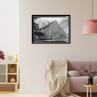 Historic Framed Print, David Field House, Madison, New Haven County, CT,  17-7/8" x 21-7/8"