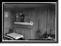 Historic Framed Print, Benjamin Beach House, U.S. Route 5, Montowese, New Haven County, CT,  17-7/8" x 21-7/8"