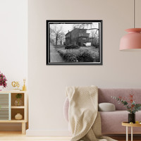 Historic Framed Print, Skinner-Trowbridge House, 46 Hillhouse Avenue, New Haven, New Haven County, CT - 3,  17-7/8" x 21-7/8"