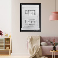 Historic Framed Print, James Dwight Dana House, 24 Hillhouse Avenue, New Haven, New Haven County, CT - 2,  17-7/8" x 21-7/8"