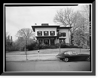 Historic Framed Print, James Dwight Dana House, 24 Hillhouse Avenue, New Haven, New Haven County, CT - 3,  17-7/8" x 21-7/8"