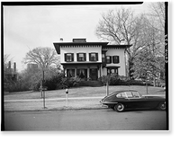 Historic Framed Print, James Dwight Dana House, 24 Hillhouse Avenue, New Haven, New Haven County, CT - 3,  17-7/8" x 21-7/8"
