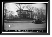 Historic Framed Print, James Dwight Dana House, 24 Hillhouse Avenue, New Haven, New Haven County, CT - 8,  17-7/8" x 21-7/8"