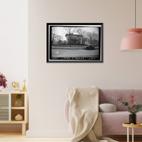 Historic Framed Print, James Dwight Dana House, 24 Hillhouse Avenue, New Haven, New Haven County, CT - 8,  17-7/8" x 21-7/8"