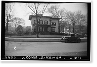 Historic Framed Print, James Dwight Dana House, 24 Hillhouse Avenue, New Haven, New Haven County, CT - 8,  17-7/8" x 21-7/8"