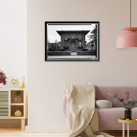 Historic Framed Print, Willis Bristol House, 584 Chapel Street, New Haven, New Haven County, CT,  17-7/8" x 21-7/8"