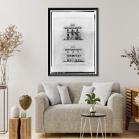 Historic Framed Print, Willis Bristol House, 584 Chapel Street, New Haven, New Haven County, CT,  17-7/8" x 21-7/8"