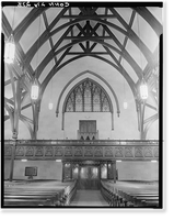 Historic Framed Print, Third Congregational Society, Church of the Redeemer, 292 Orange Street, New Haven, New Haven County, CT - 6,  17-7/8" x 21-7/8"