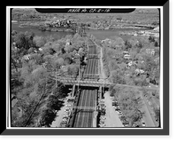 Northeast Railroad Corridor, Amtrak Route between New York/Connecticut & Connec, New Haven, New Haven County, CT - 15, Antique Print